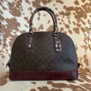 Coach bag - Exotic Mix Sierra Satchel Purse